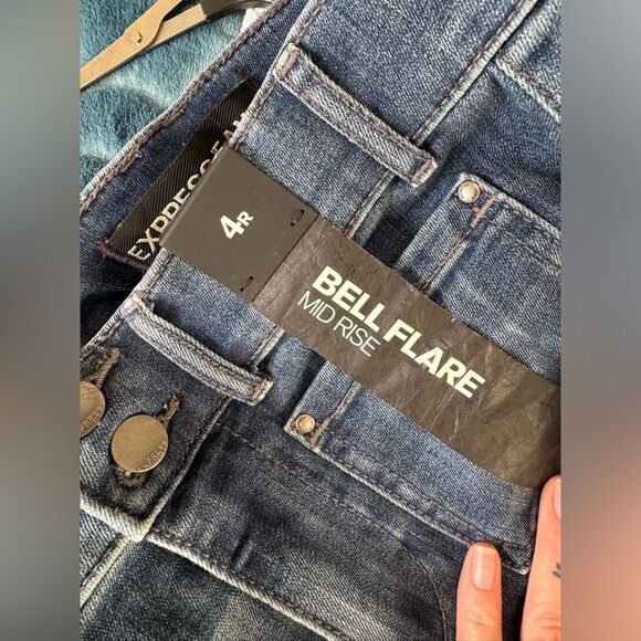 NWT Bell Flare Mid rise Boot cut/flare jeans women’s 4r - Picture 9 of 10